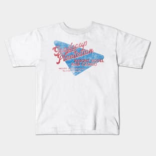 The Goodsoup Plantation Resort Hotel and Casino (Variant, Distressed) Kids T-Shirt